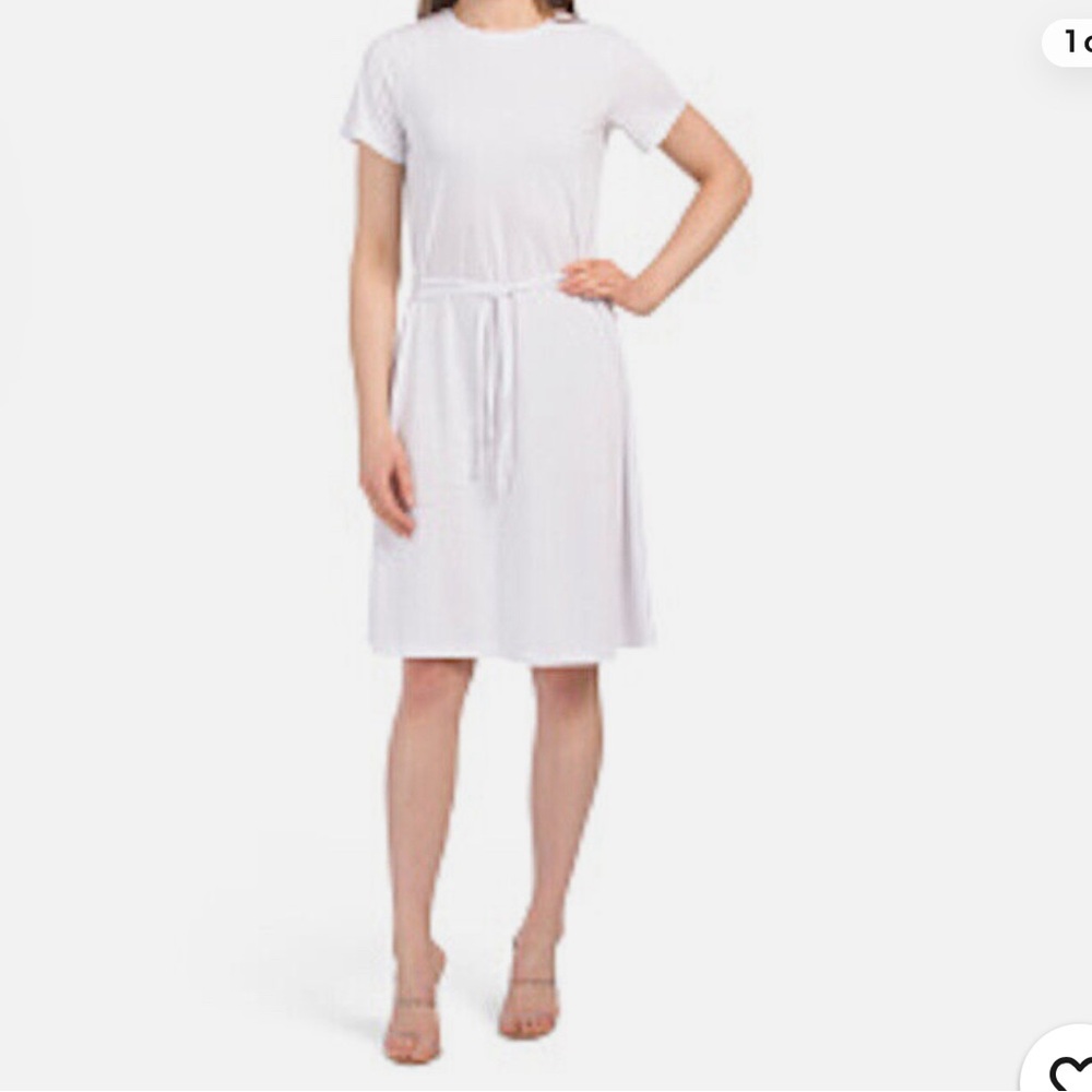 Never Worn Theory Vormond Knit Lightweight Drawstring Dress, Size Small - Picture 1 of 7